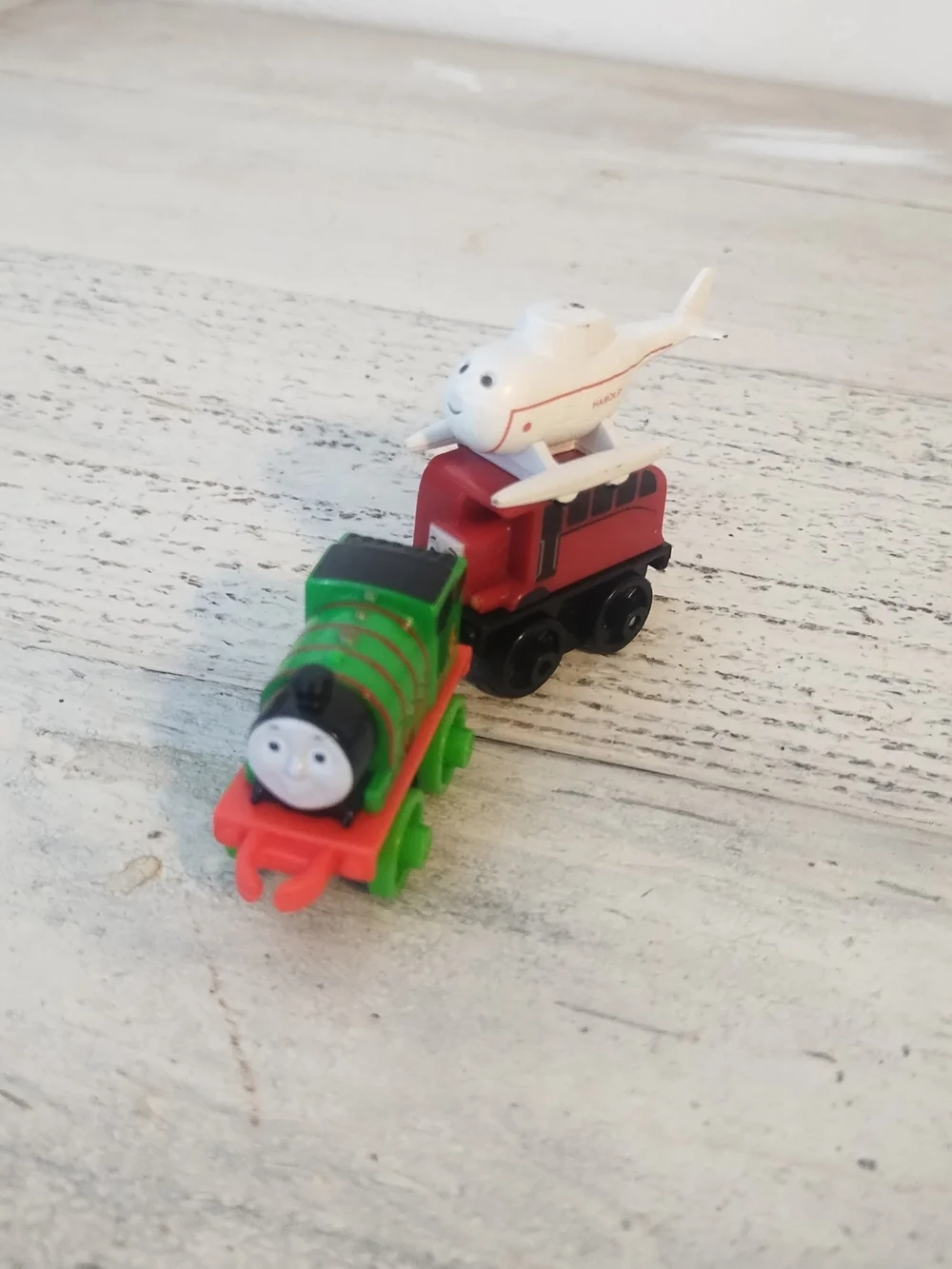 Thomas & Friends Minis Classic Percy Bertie & Friend Harold the Helicopte Mattel